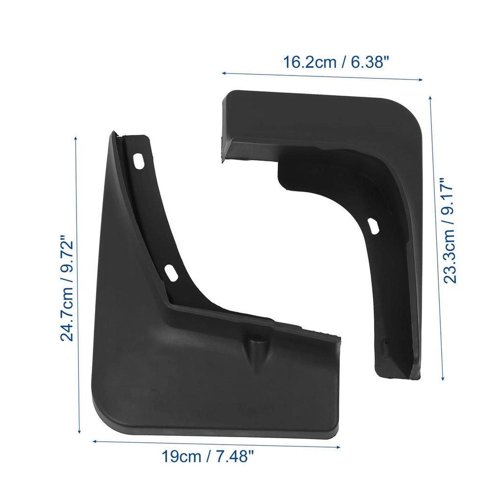 Mud Flaps Kit for Hyundai Elantra (2021–2022) Black
