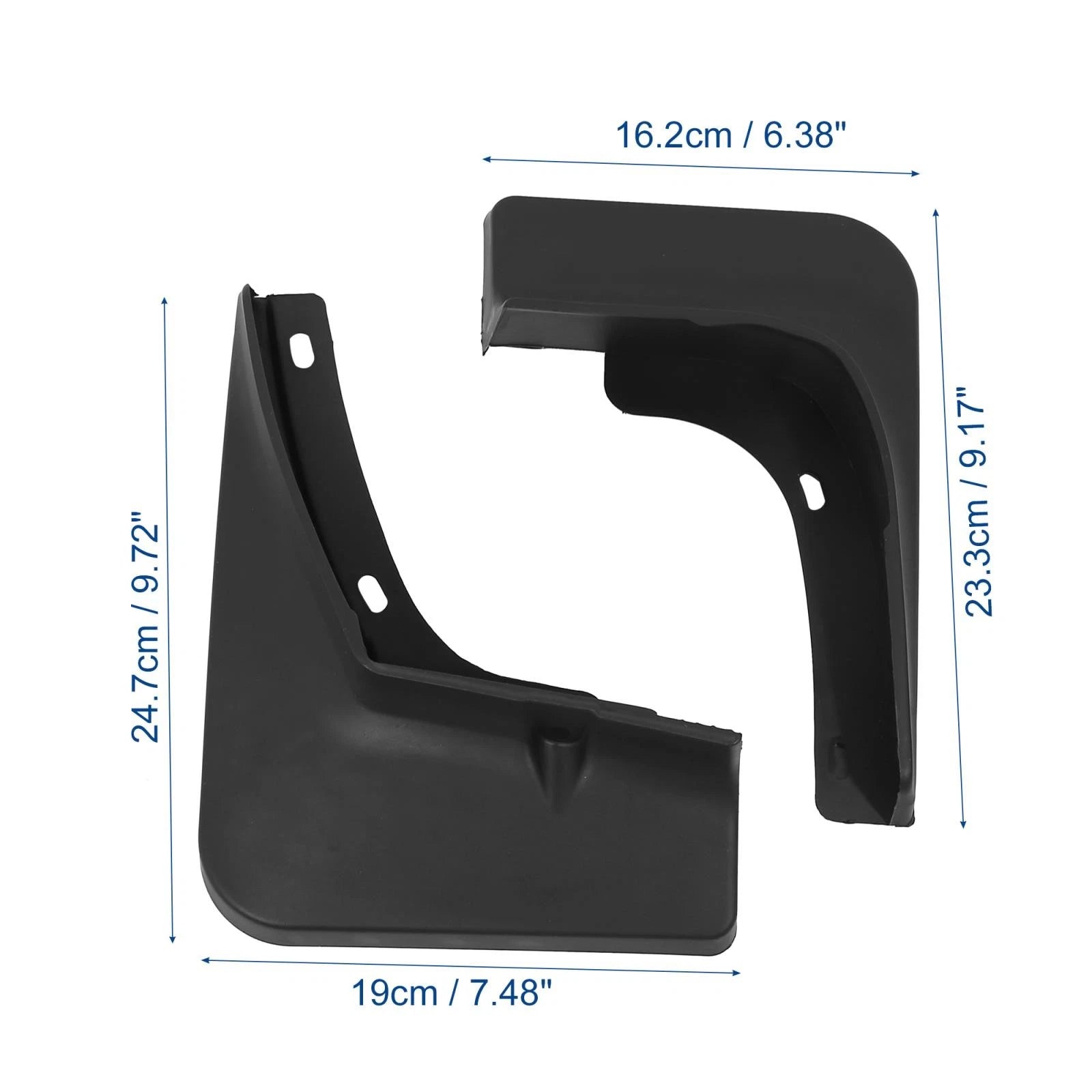Mud Flaps Kit for Hyundai Elantra (2021–2022) Black