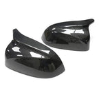 Real Carbon Fiber Side Mirror Cover Caps for BMW G05 X5, G01 G03, X4 (2018-2023)