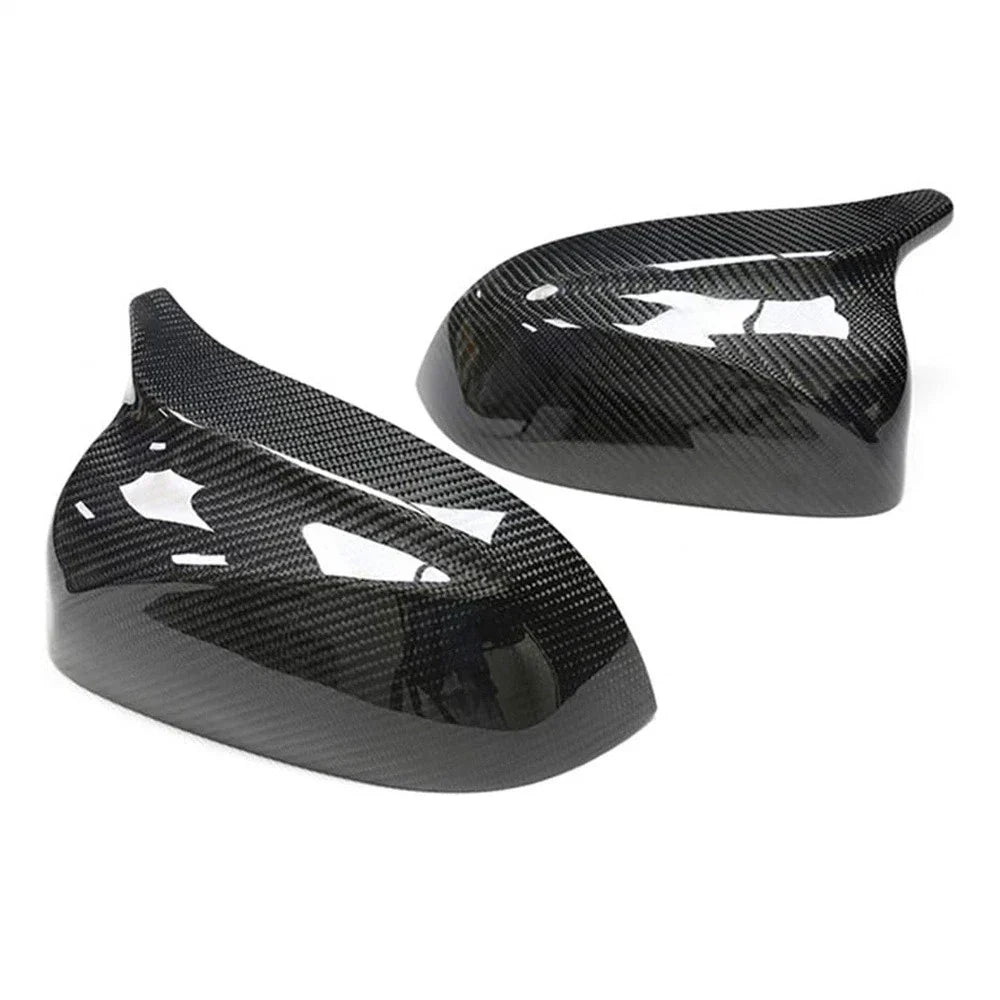Real Carbon Fiber Side Mirror Cover Caps for BMW G05 X5, G01 G03, X4 (2018-2023)