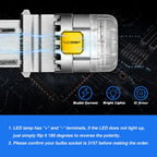 2X 3157 LED Daytime Running Light Bulbs DRL for Chevy Silverado 1500 (1999–2012)
