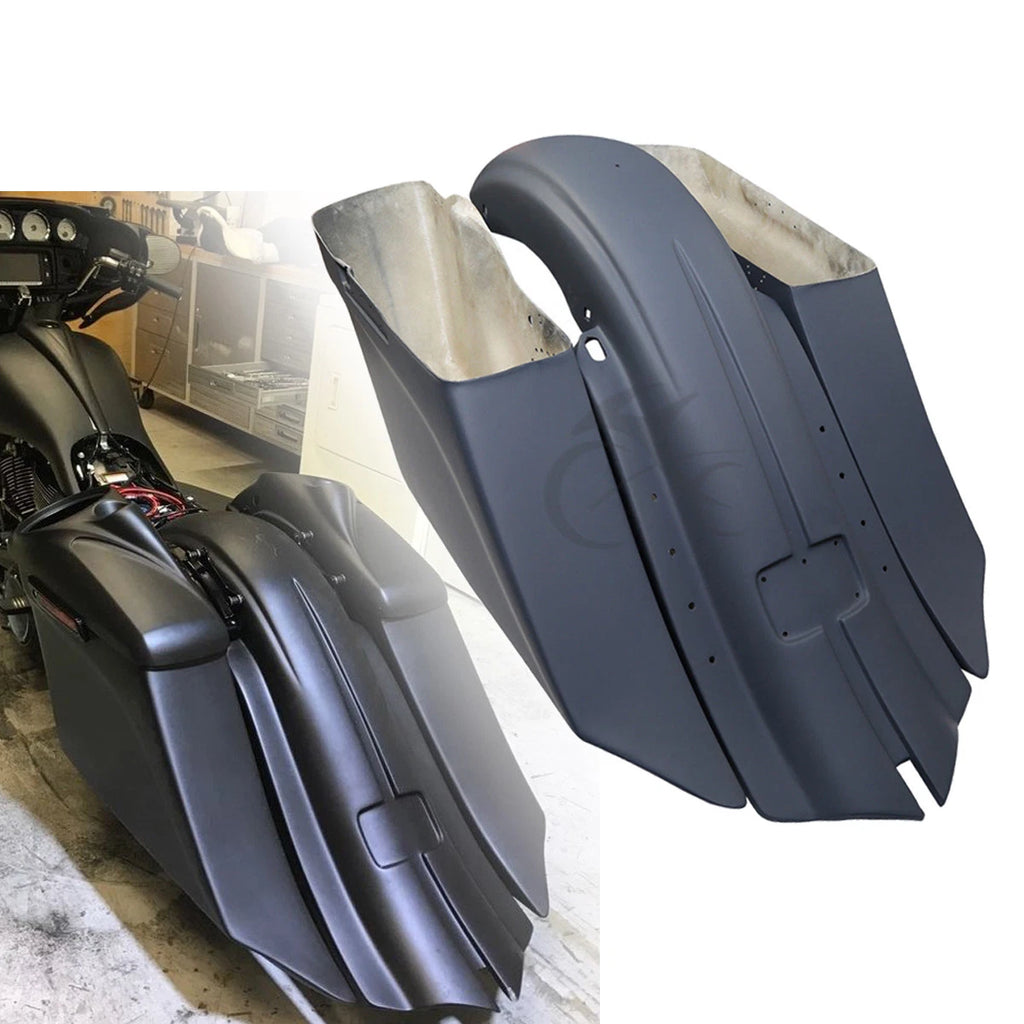 GFRP Stretched SaddleBags for Harley Touring Glide Baggers (2014–Present)
