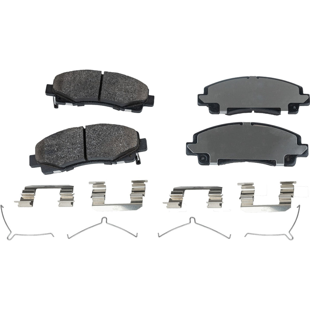 Set of 4 NAO Brake Pads for Acura TLX (2015–2020)