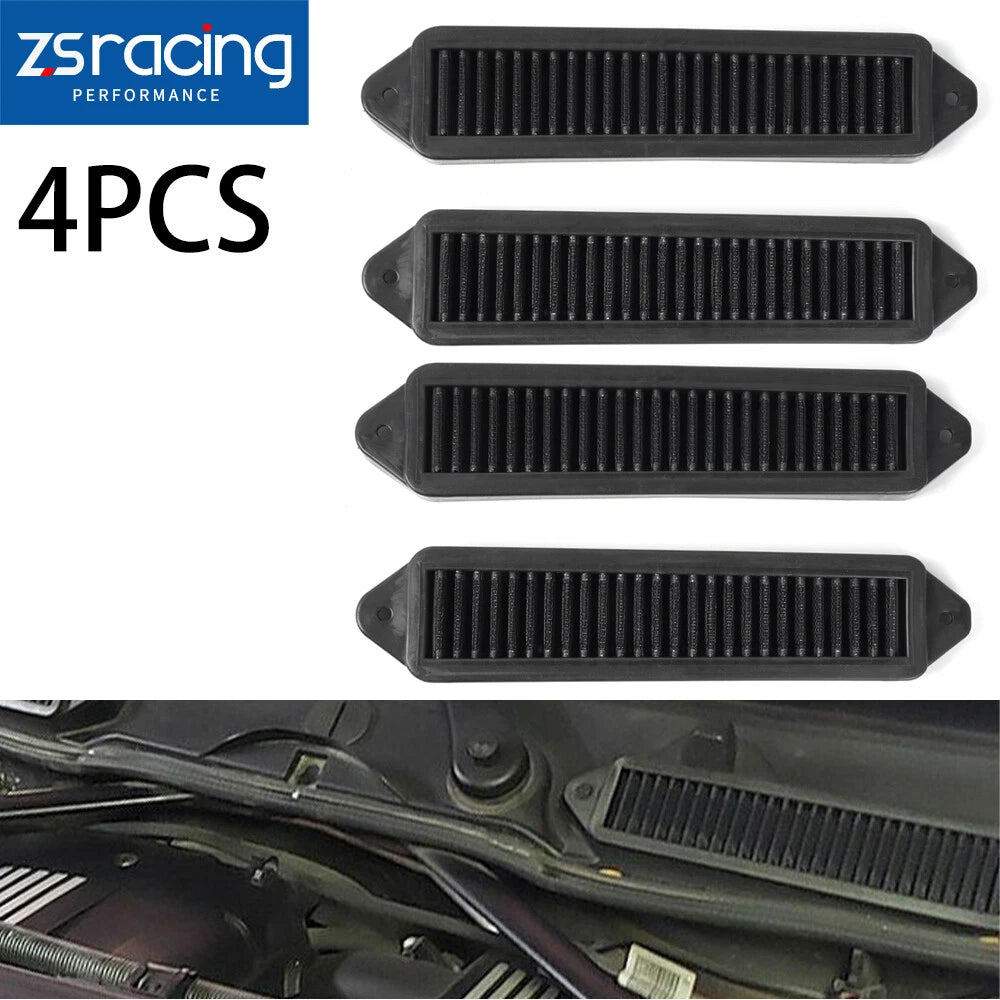 4x Cabin Air Cowl Filters for BMW E82 E88 E90 E91 E92 E93 X1 335i 135i