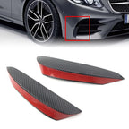 Carbon Front Bumper Lip Spoiler Splitter for Mercedes Benz E-Class (2017–2023)
