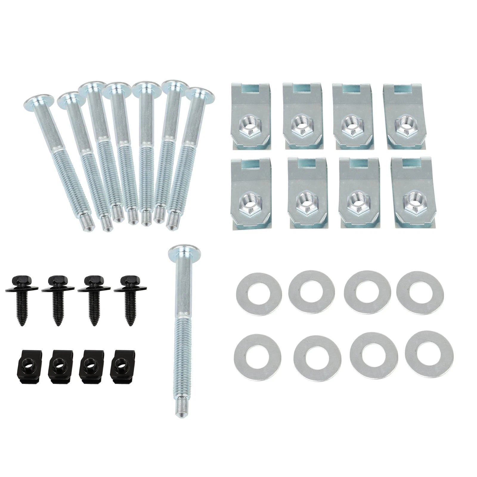 Set of 8 Truck Bed Mounting Bolt Nuts for Ford F-250 F-350 F-450 F-550 (1999–2016)