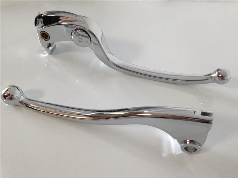 Chrome Brake Clutch Lever for Kawasaki ZX6R ZX10R Z750R Z1000 (2000–2023)