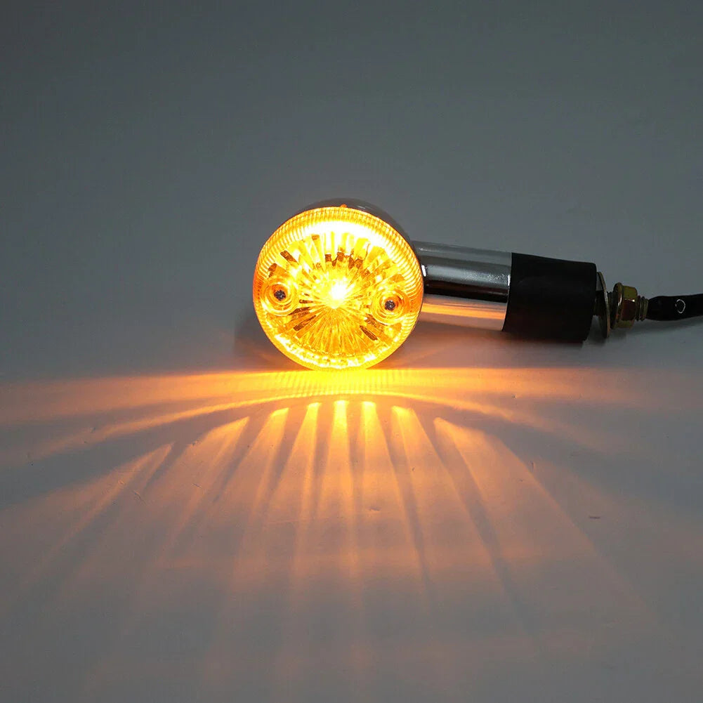4 x Amber Turn Signal Lights for Suzuki Boulevard C109R C50 C90 (2005-2023)