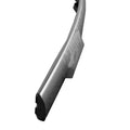 Replacement Chrome Plastic Driver/Passenger Side Front Bumper Cover Molding