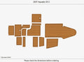 EVA Pad for Aquador 25 C (2007) - Faux Teak Deck Flooring Mat
