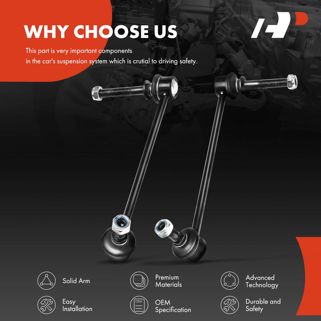 2X Front Side Sway Bar & End Links for BMW X5 X6 (2007-2019)