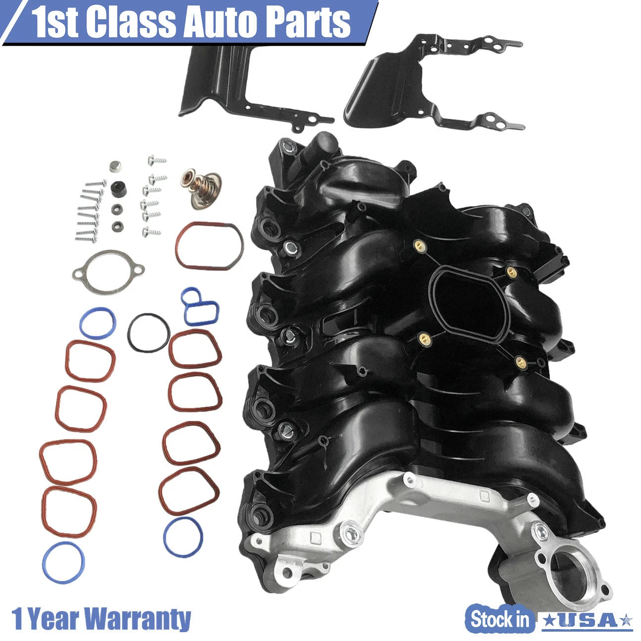 Intake Manifold with Gasket and O-Rings for Ford Lincoln Mercury 4.6L (1996–2000)