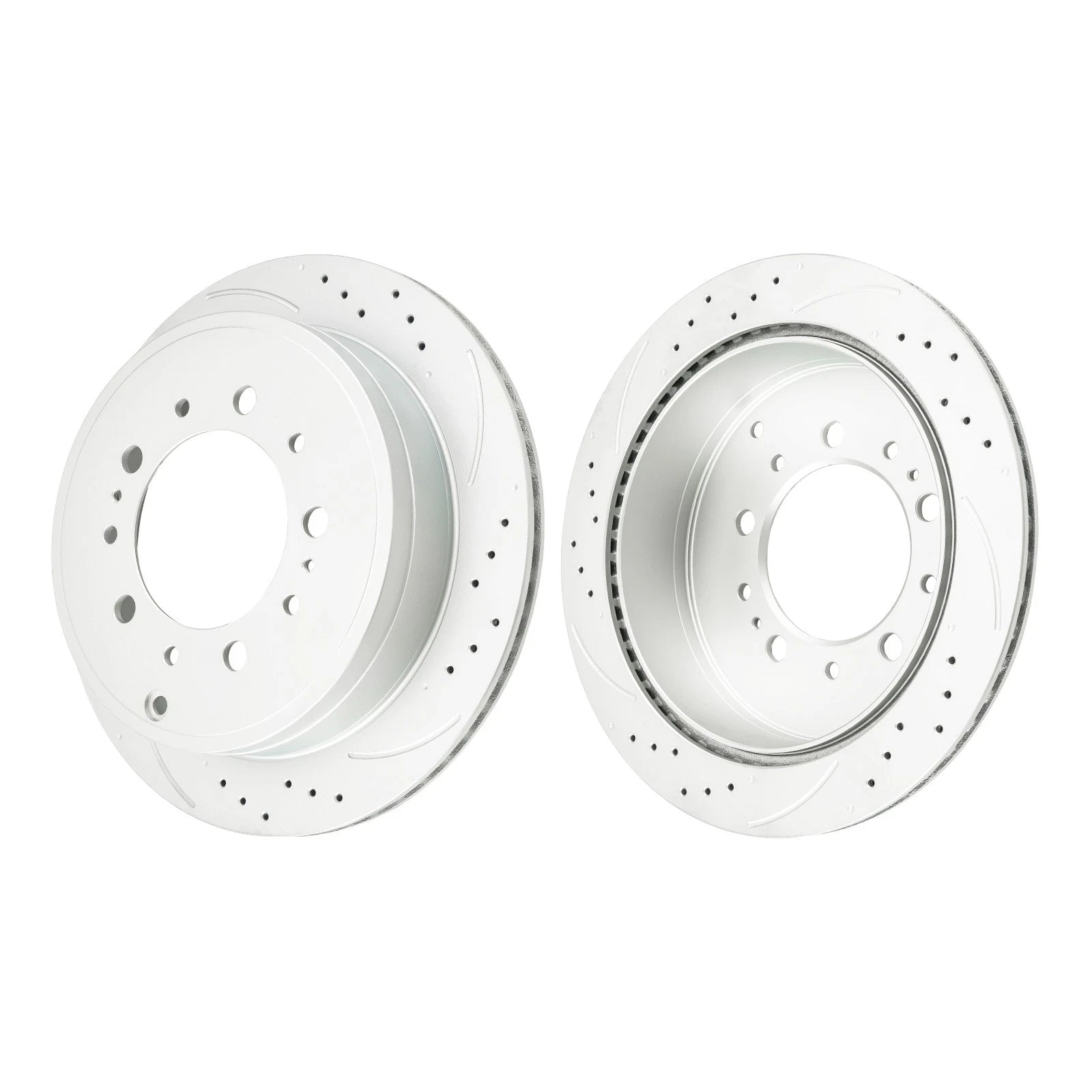 Rear Drilled Slotted Brake Kit for Toyota Sequoia (2013–2021)