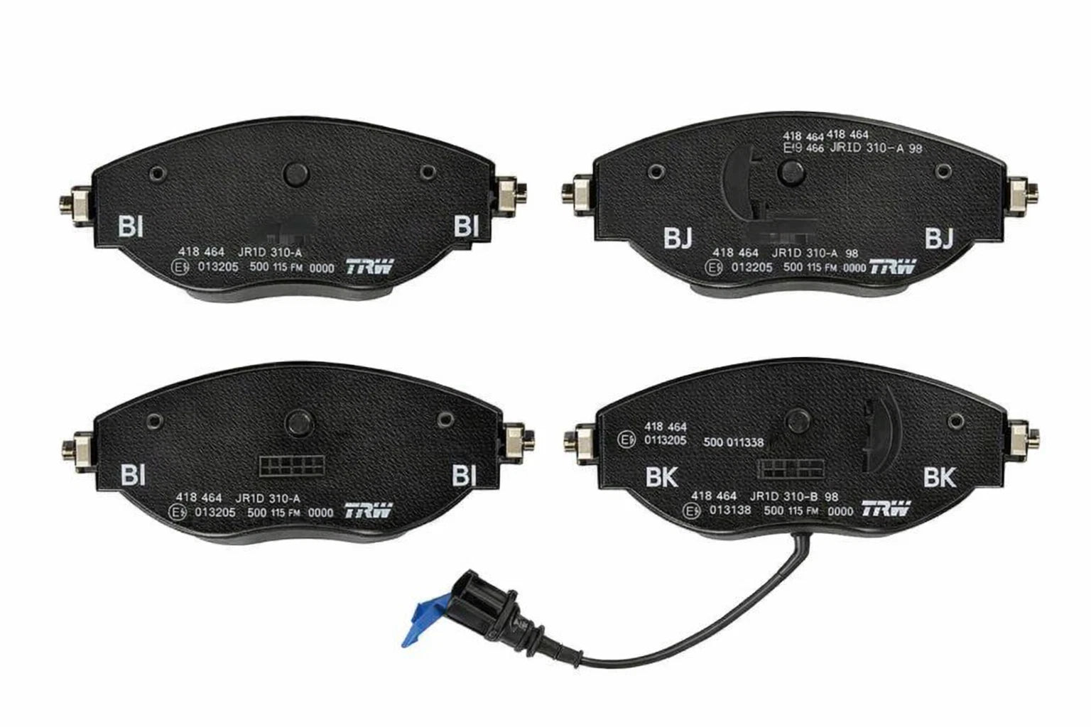 Set of 4 Front Disc Brake Pads for Audi S3, VW GTI, Golf R (2015–2021) 5Q0698151AJ