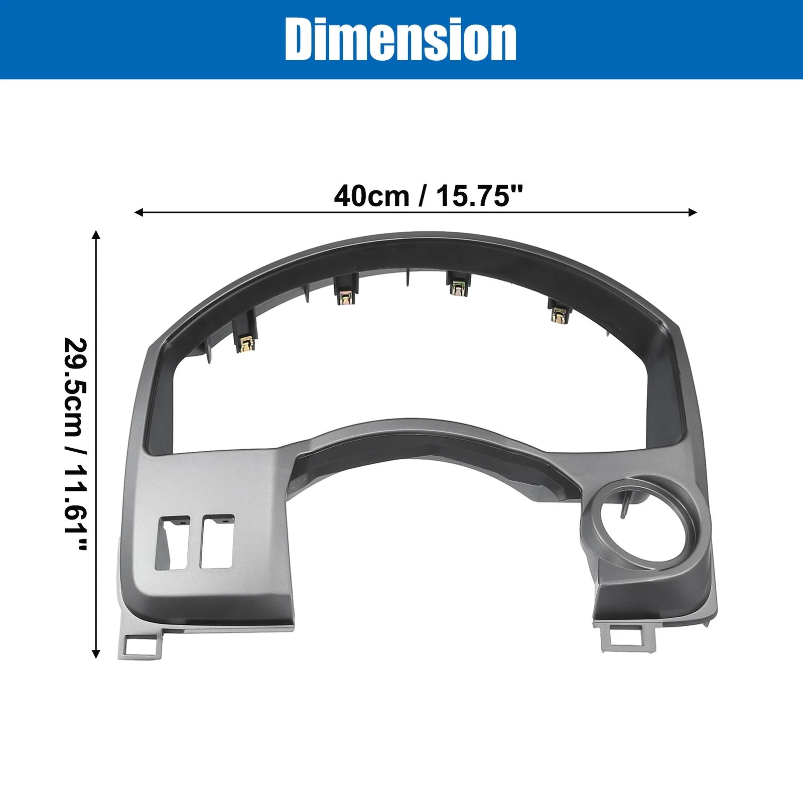 Dash Panel Gauge Cover Bezel Trim for Nissan Titan Armada (2004–2019) No. 68240-7S000