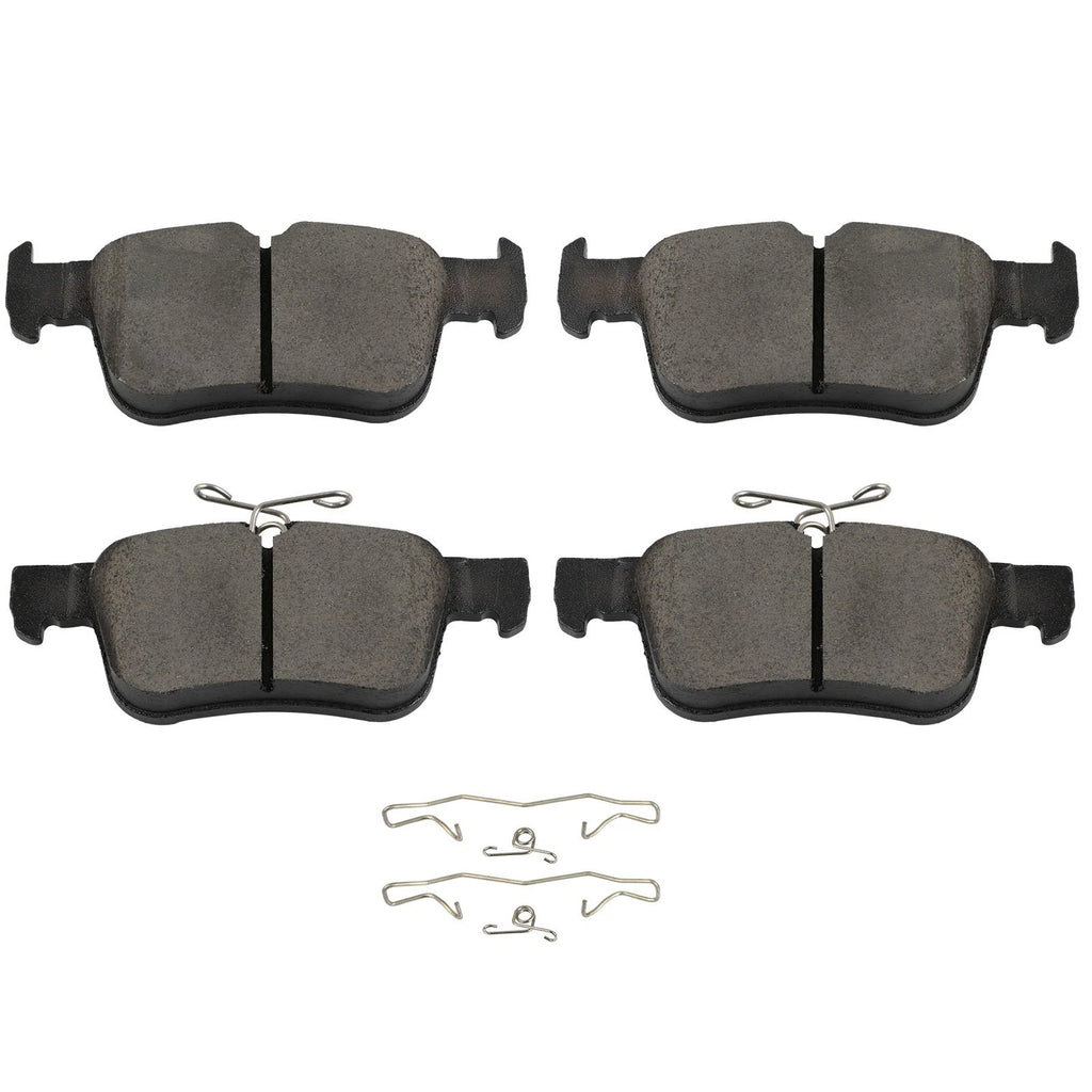 4X Rear Brake Ceramic Pads for Ford Fusion Police Responder Hybrid (2016–2020)