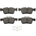 4X Rear Brake Ceramic Pads for Ford Fusion Police Responder Hybrid (2016–2020)