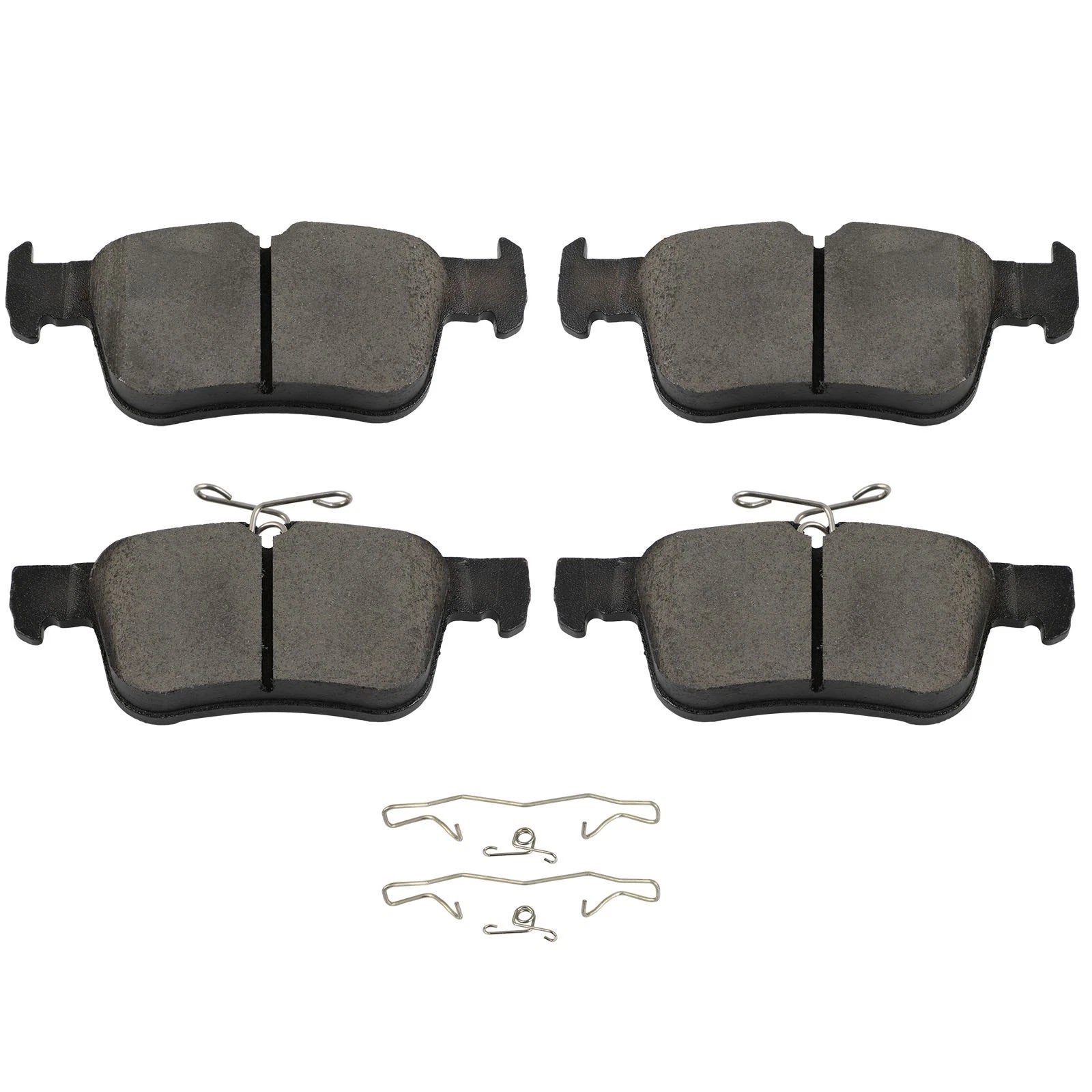 4X Rear Brake Ceramic Pads for Ford Fusion Police Responder Hybrid (2016–2020)