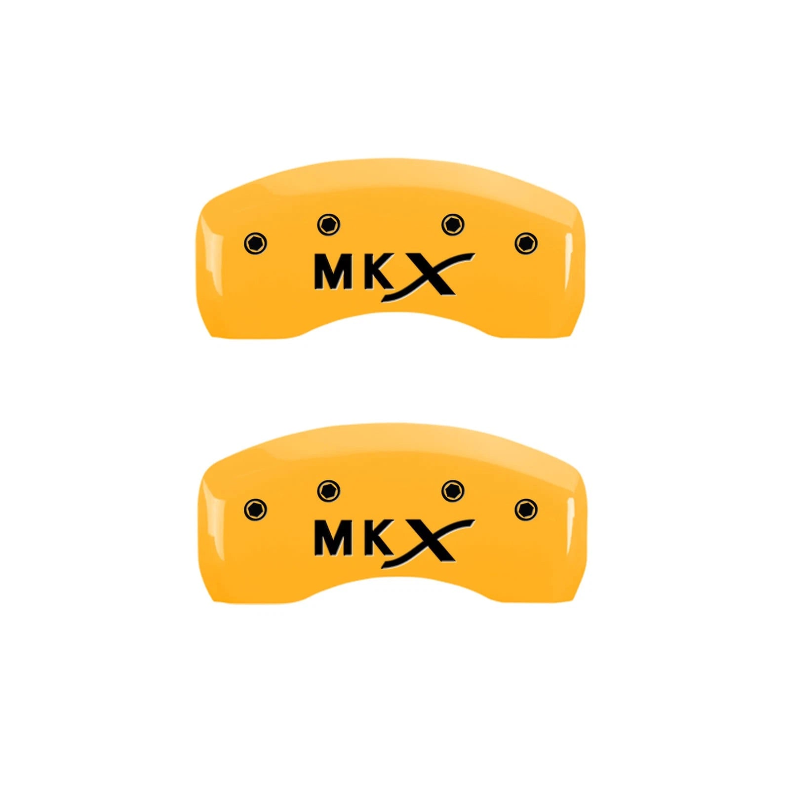 Brake Caliper Covers Front Yellow Replacement for Lincoln MKX (2016–2018)