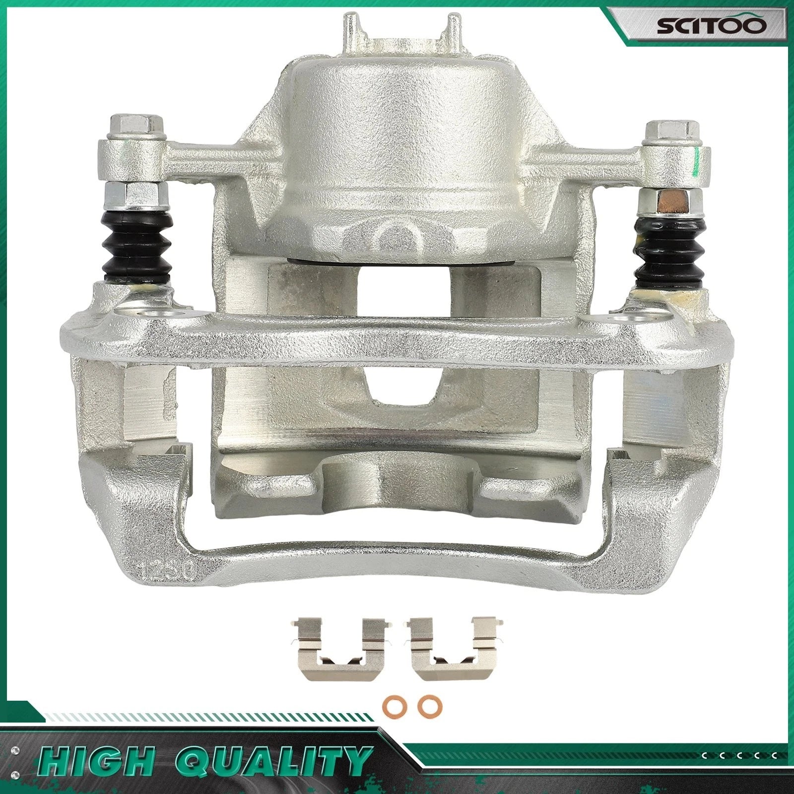 Front Right Brake Caliper w/ Bracket for Hyundai Accent Kia Rio (2012–2017)