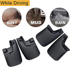 Set of 4 Mud Flap Splash Guards for Toyota Tacoma (2005–2015)