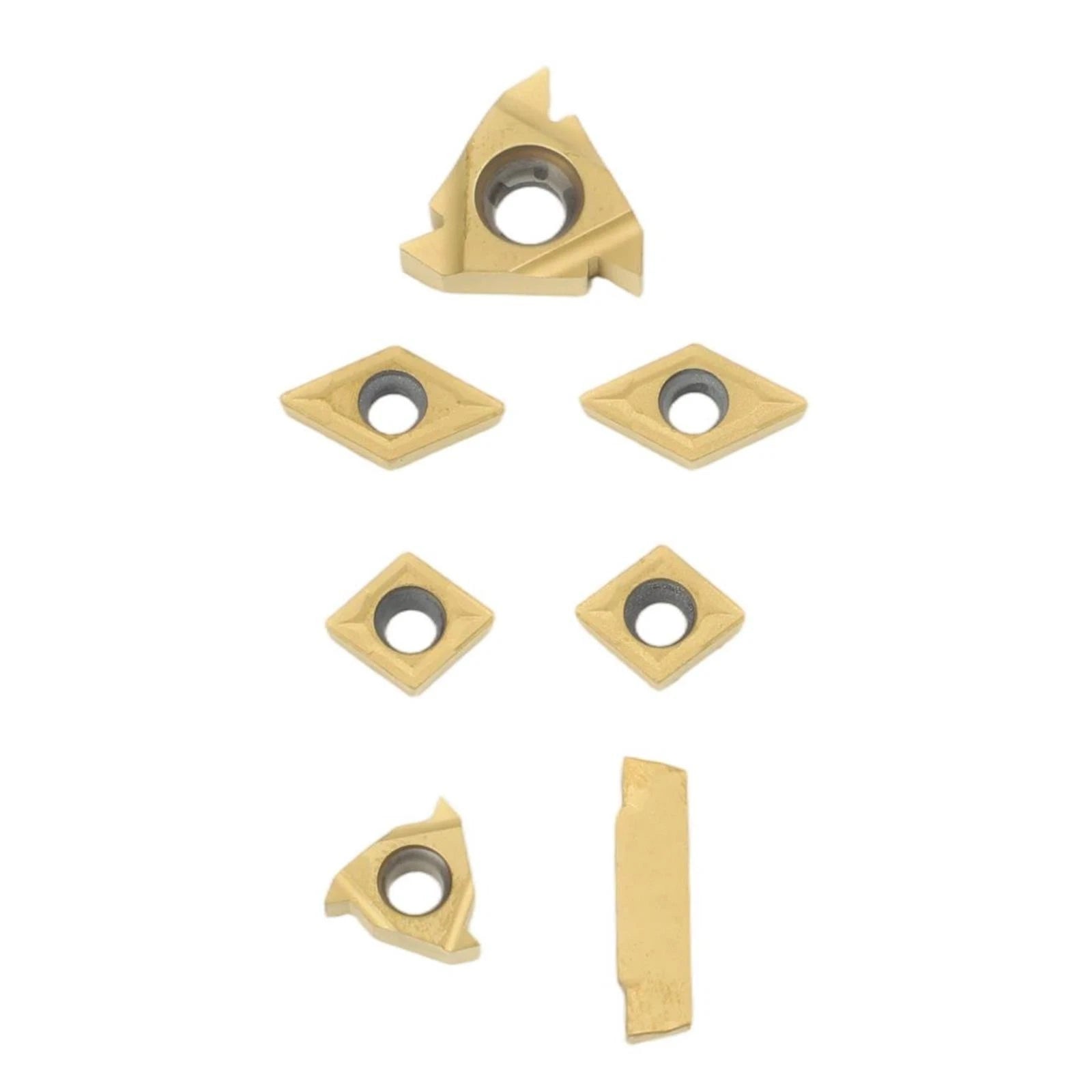 Set of 7 CCMT060204 Inserts for 12mm Shank Bar Bore
