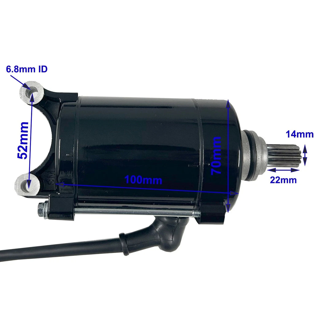 Starter Motor for 200cc 250cc ATV Quad Bike Gokart Pit Trail Buggy (2000–2023)