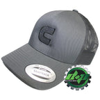 Cummins Trucker Hat Snapback Gray Black Mesh Cap with Centered Logo