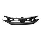 Replacement Black Textured ABS Plastic Front Grille (See compatibility Chart)