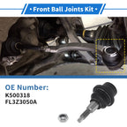 2X Front Lower Ball Joints for Ford F-150 (2015–2020) K500318/FL3Z3050A