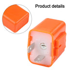 2 Pin LED Flasher Relay 12V 42W for Motorbike (Adjustable Circuit Protection)