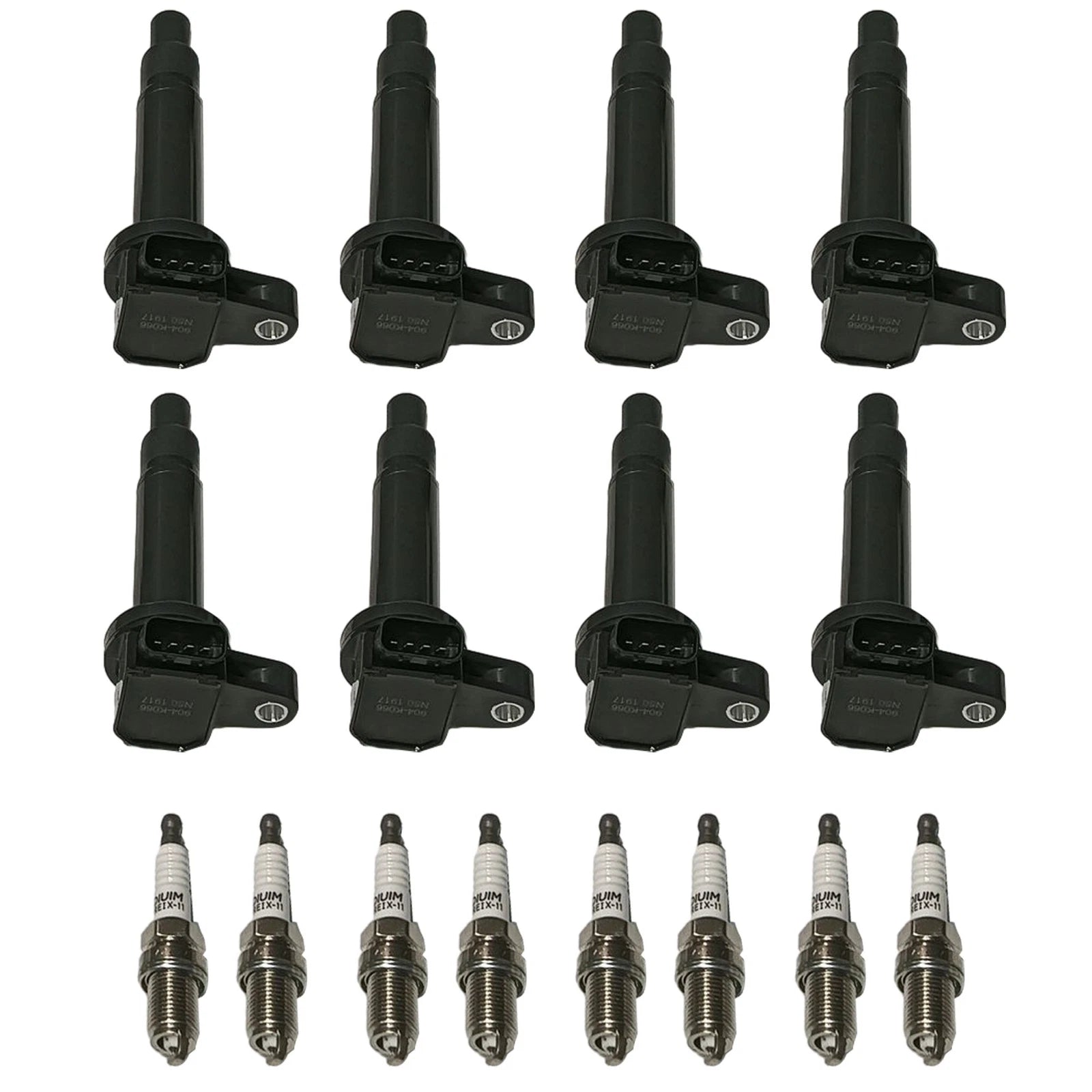 8X Ignition Coil & 8X Spark Plug for Toyota Tundra Sequoia (2000–2006)