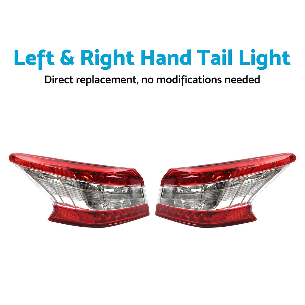 LH+RH LED Tail Light Rear Lamp for Nissan Pulsar B17 (2012–2018)