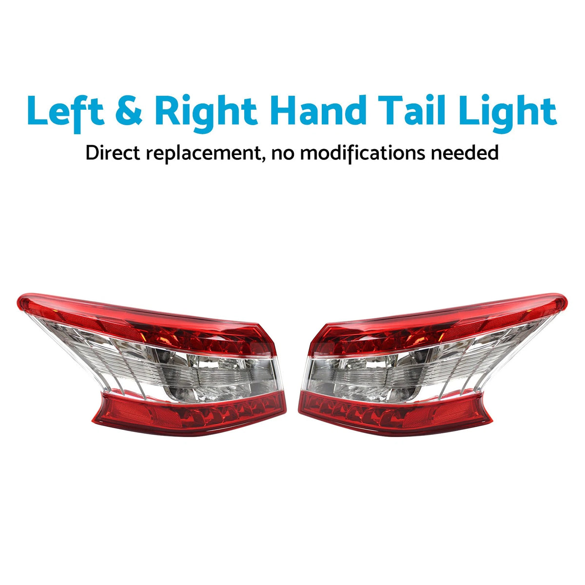 LH+RH LED Tail Light Rear Lamp for Nissan Pulsar B17 (2012–2018)