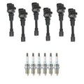 Set of 6 Ignition Coils & NGK Laser Iridium Spark Plugs for Millenia (1995–2002)