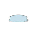 Front Disc Rotors + 4WD Brake Pads for Isuzu MU UCS17/55 (1989 - 1995)