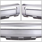 Set of 2 Aluminum Side Step Bars for Dodge Ram 1500-3500 Crew Cab (2009–2024)