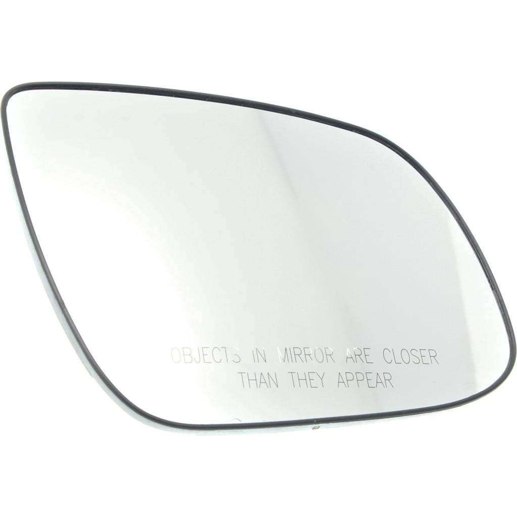 Passenger Mirror Glass for Kia Forte (2010–2013) with Backing Plate