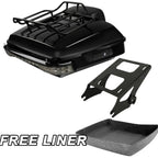 Chopped Trunk Backrest Mount Rack Light for Harley Electra Street Glide (2014–2026)