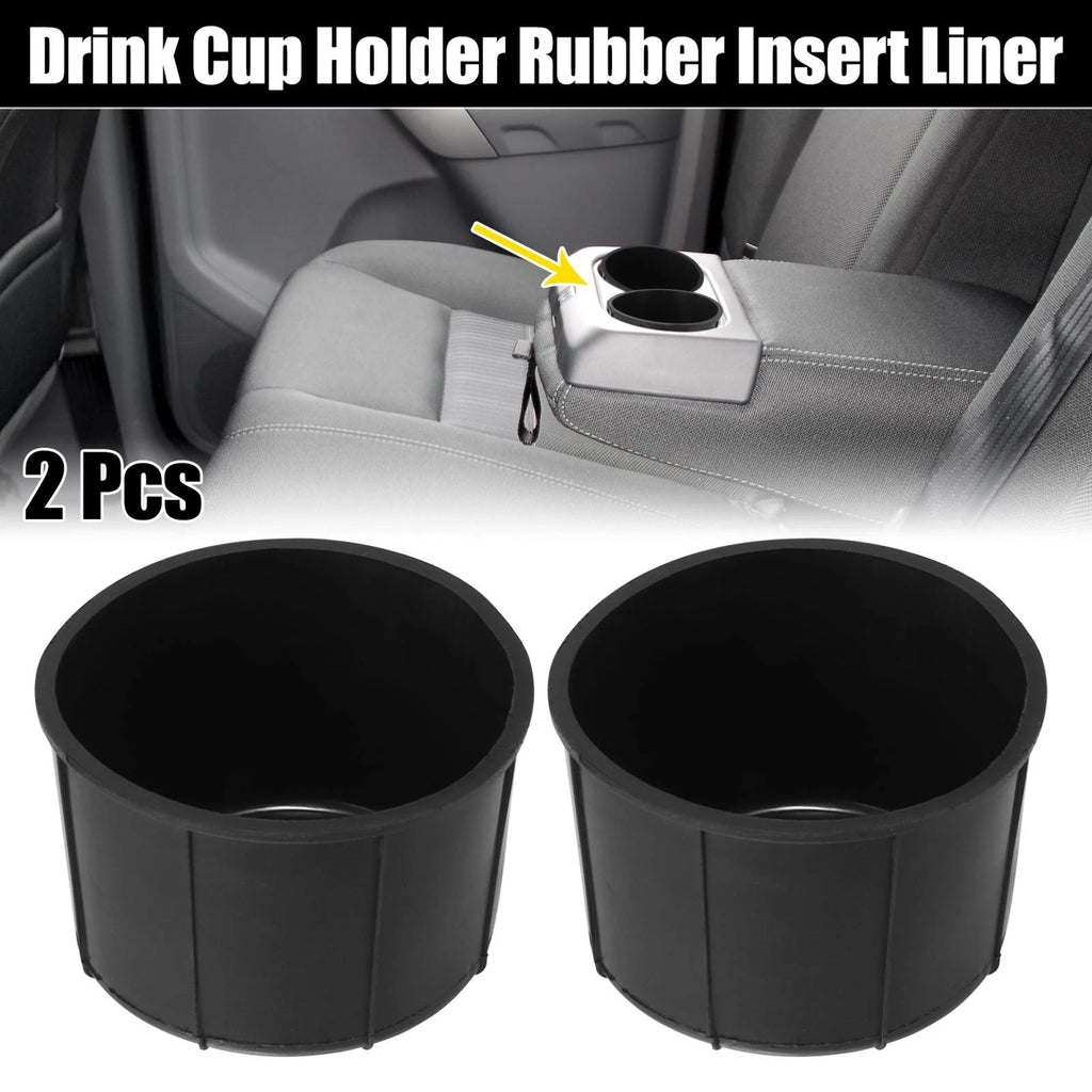 2X Rear Row Center Console Drink Cup Holder for Ford F-150 (2009–2014)