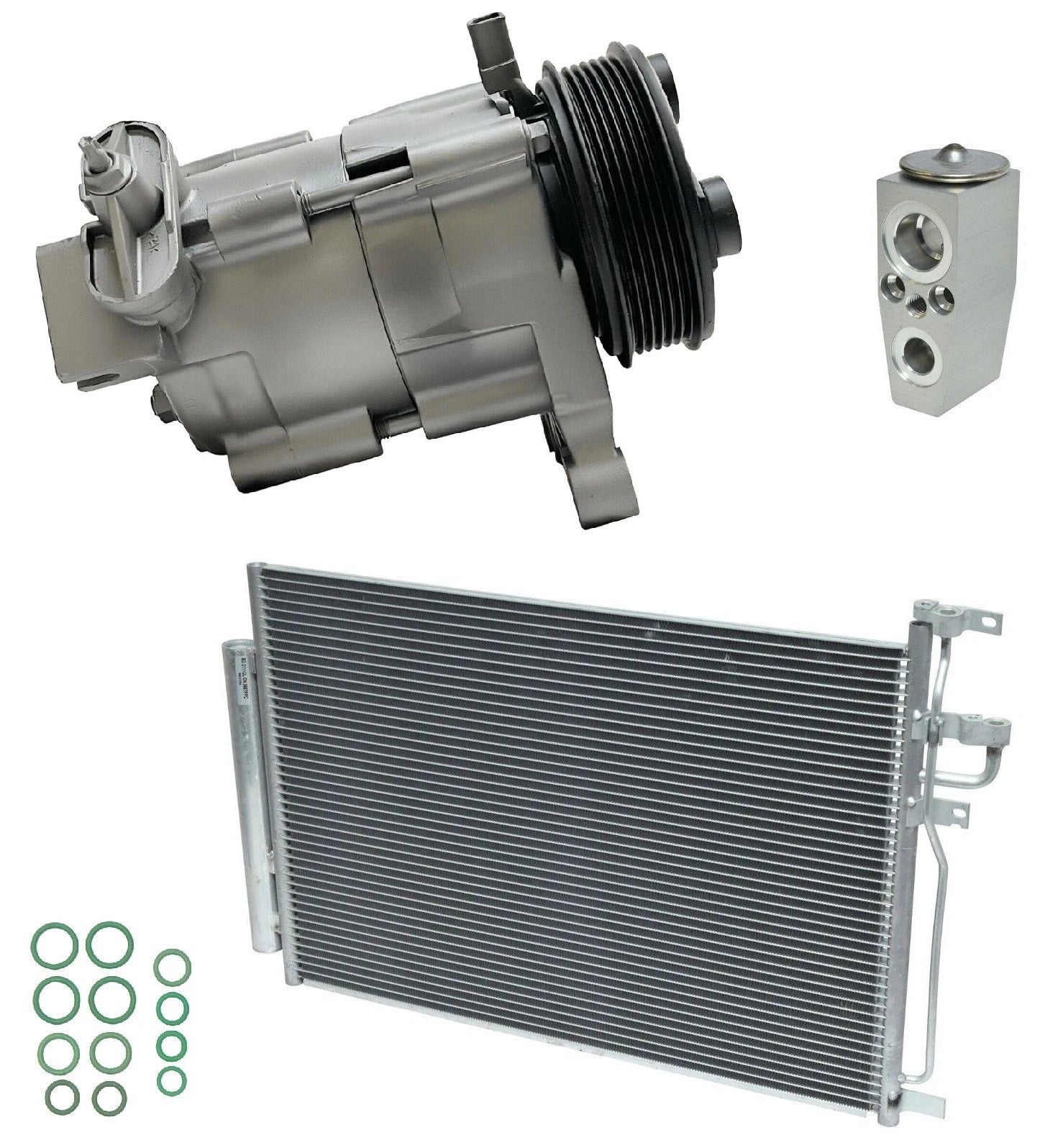 AC Compressor Kit With Condenser for Saturn Vue 3.5L V6 (2009–2009)