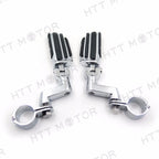 Flame Foot Peg Clamps 1.5" for Harley Sportster 883 1340 XL1200 (1986–2023)