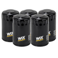 Set of 5 Wix 51393 Engine Oil Filter Kit for (Spin-On)
