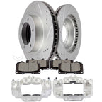 Set of 8 Brake Calipers, Rotors & Pads for Toyota Tacoma (2005–2021)