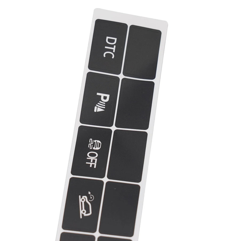 DASH Button Stickers for BMW X5 (2006–2013)