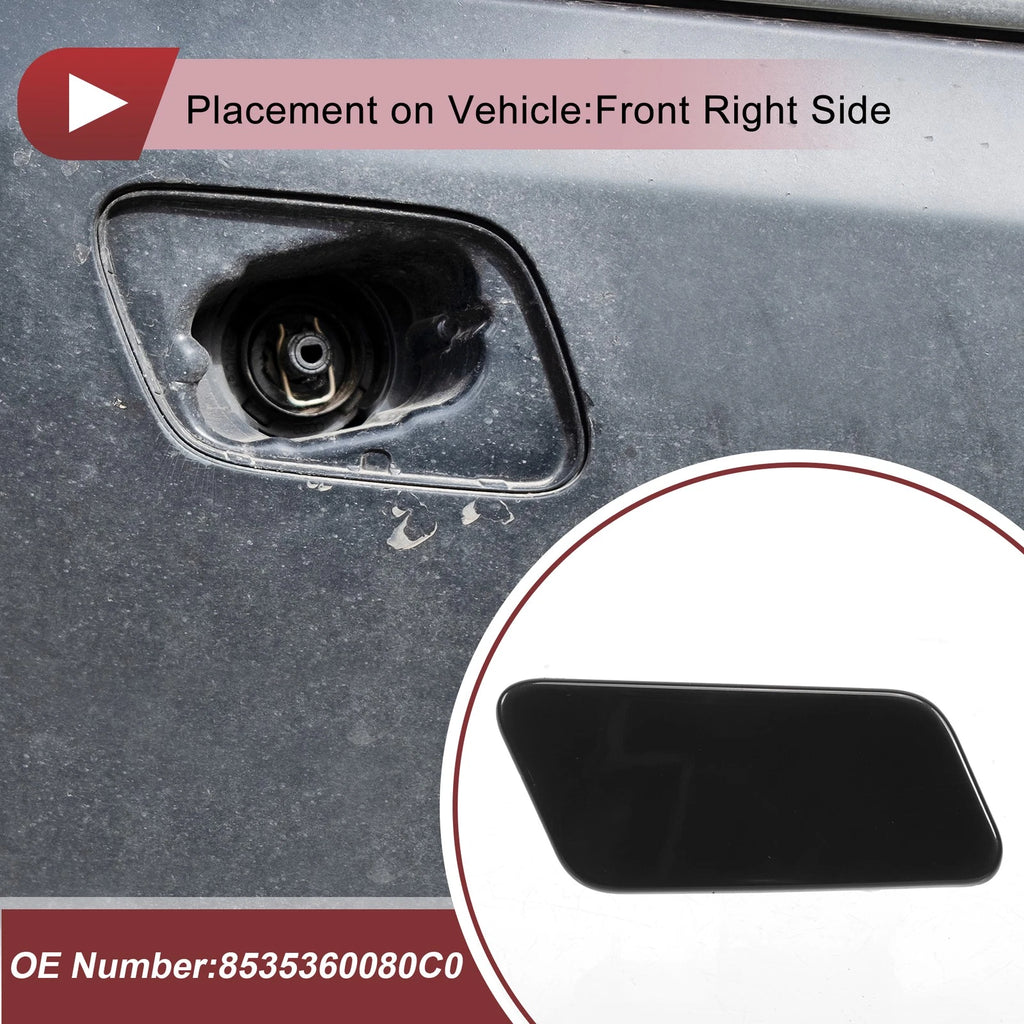 Front Right Washer Nozzle Cover Cap for Lexus LX570 (2016–2021) Black