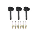 Set of 3 Ignition Coils & 6 NGK Spark Plugs for Toyota Camry 1MZ-FE (1997–2001)