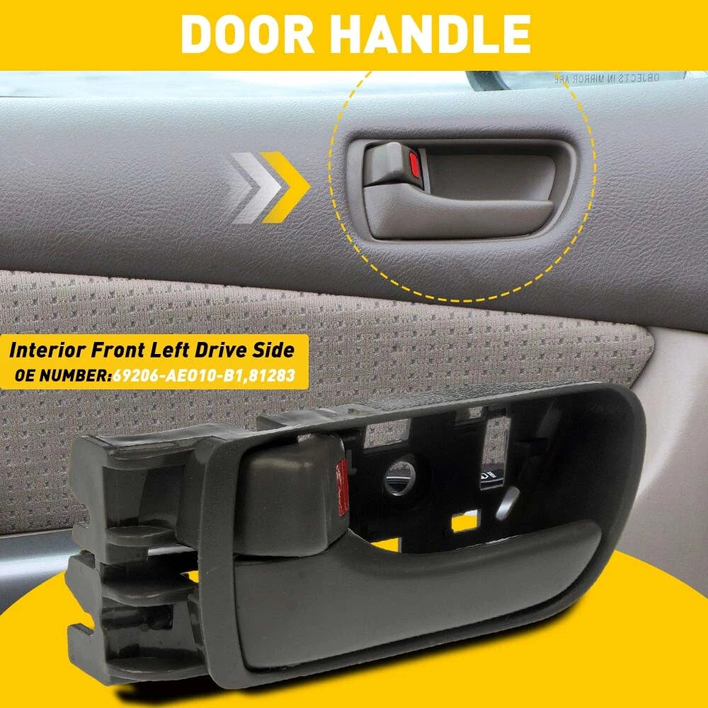 Interior Door Handle for Toyota Sienna (2004–2010) with Door Lock Button