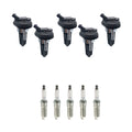 Set of 5 Ignition Coils & NGK Iridium Spark Plugs for Colorado H3 (2007–2010)