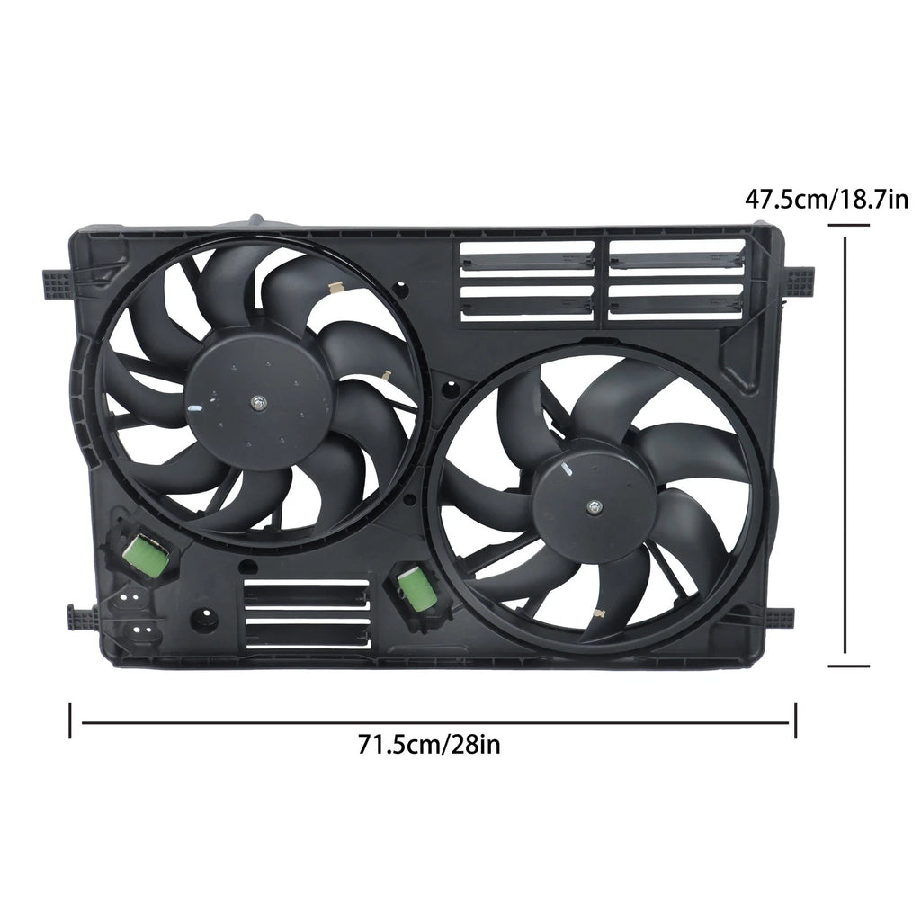 Dual Cooling Fan Assembly for Lincoln MKC (2015–2016)